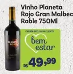 Covabra Supermercados Vinho Planeta Rojo Gran Malbec Roble oferta