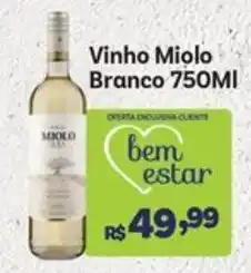 Covabra Supermercados Vinho Miolo Branco oferta