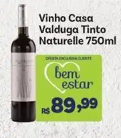 Covabra Supermercados Vinho Casa Valduga Tinto Naturelle oferta