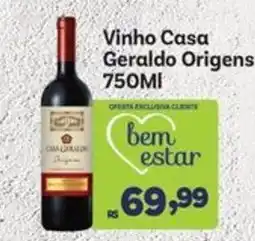 Covabra Supermercados Vinho Casa Geraldo Origens oferta