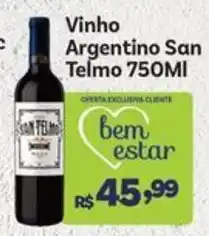 Covabra Supermercados Vinho Argentino San Telmo oferta