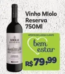 Covabra Supermercados Vinho Mlolo Reserva oferta