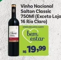 Covabra Supermercados Vinho Nacional Salton Classic oferta