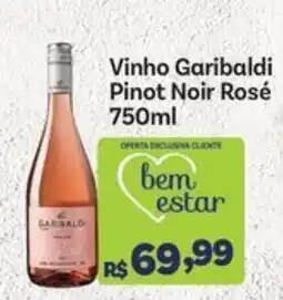 Covabra Supermercados Vinho Garibaldi Pinot Noir Rosé oferta