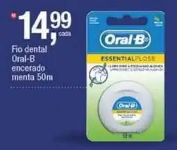 Frangolândia Fio dental oral-b encerado menta oferta