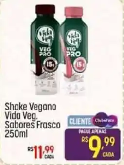 Muffato Shake Vegano Vida Veg. Sabores Frasco oferta