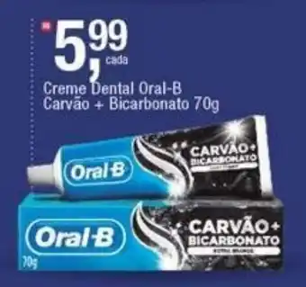 Creme Dental Oral-B Carvão + Bicarbonato