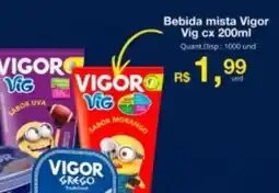 Supermercados Manentti Bebida mista Vigor Vig oferta