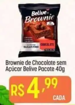 Muffato Brownie de Chocolate sem Açúcar Belive oferta