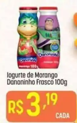 Muffato logurte de morango danoninho frasco oferta
