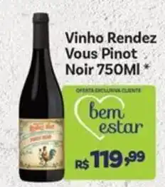 Covabra Supermercados Vinho Rendez Vous Pinot Noir oferta