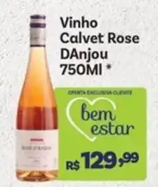 Covabra Supermercados Vinho Calvet Rose DAnjou oferta