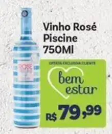 Covabra Supermercados Vinho Rosé Piscine oferta