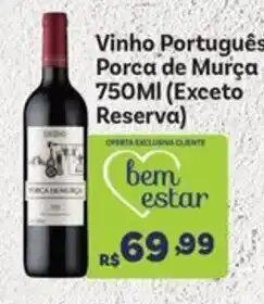 Covabra Supermercados Vinho Português Porca de Murça oferta