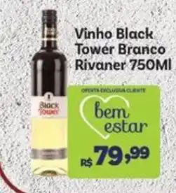 Covabra Supermercados Vinho black tower branco rivaner oferta