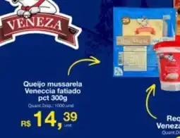 Supermercados Manentti Queijo mussarela Veneccia fatiado pct oferta