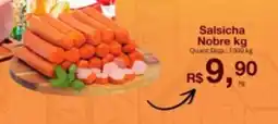 Supermercados Manentti Salsicha Nobre oferta