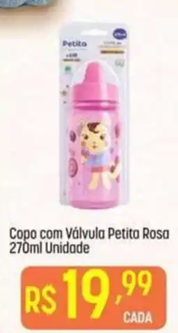 Muffato Copo com Válvula Petita Rosa oferta