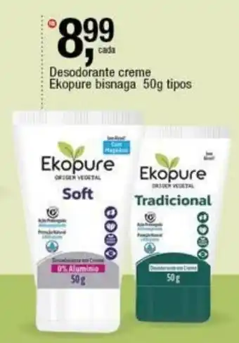 Frangolândia Desodorante creme ekopure bisnaga oferta