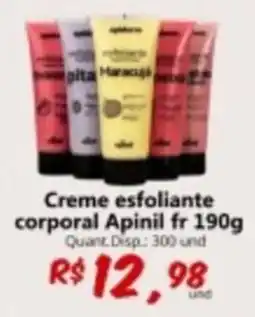 Supermercados Manentti Creme esfoliante corporal Apinil fr oferta