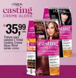 Frangolândia Tintura para cabelos L'Oreal Casting Creme Gloss oferta