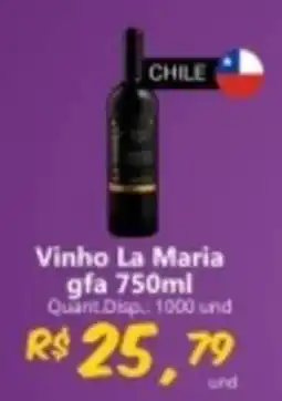 Supermercados Manentti Vinho La Maria oferta