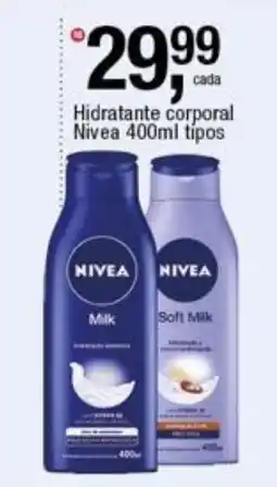 Frangolândia Hidratante corporal nivea 400ml tipos oferta