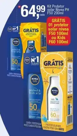Frangolândia Kit Protetor solar Nivea PH oferta
