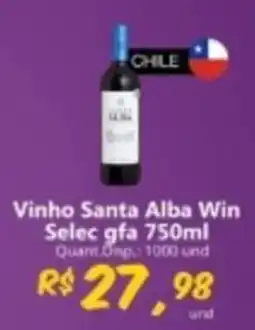 Supermercados Manentti Vinho Santa Alba Win Selec gfa oferta