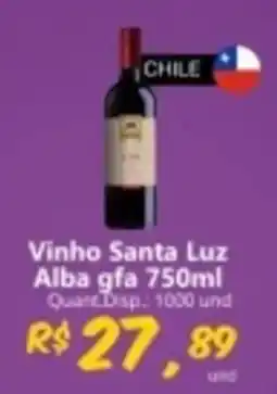 Supermercados Manentti Vinho Santa Luz Alba gfa oferta