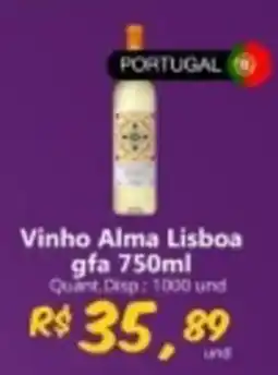 Supermercados Manentti Vinho alma lisboa oferta