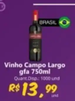 Supermercados Manentti Vinho Campo Largo oferta