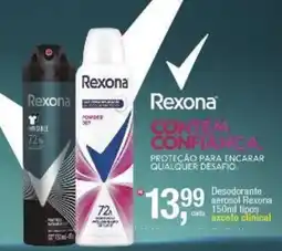 Frangolândia Desodorante aerosol rexona oferta