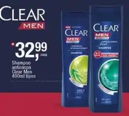 Frangolândia Shampoo anticaspas clear men oferta