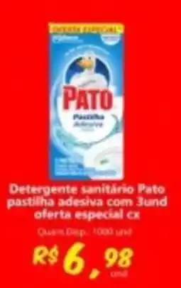 Supermercados Manentti Detergente sanitário pato pastilha adesiva oferta