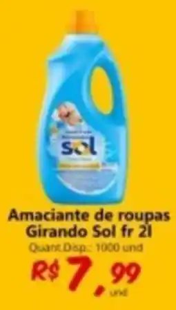 Supermercados Manentti Amacianete de roupas girando sol fr 2l oferta