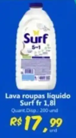 Supermercados Manentti Lava roupas liquido Surf fr oferta