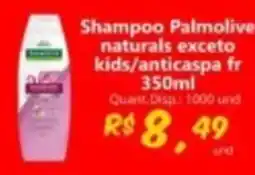 Supermercados Manentti Shampoo Palmolive naturals exceto kids/anticaspa fr oferta