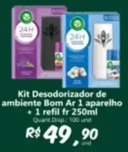 Supermercados Manentti Kit Desodorizador de ambiente Bom Ar oferta