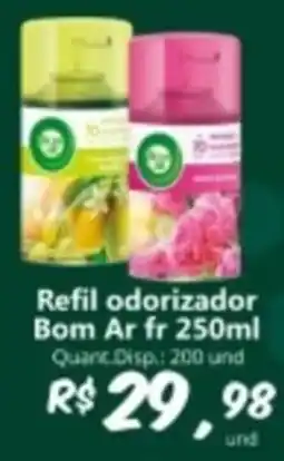 Supermercados Manentti Refil odorizador Bom Ar fr oferta