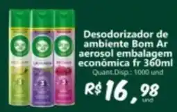 Supermercados Manentti Desodorizador de ambiente Bom Ar oferta