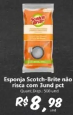 Supermercados Manentti Esponja scotch-brite não risca com 3und pct oferta