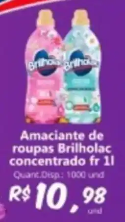 Supermercados Manentti Amaciantede roupas Brilholac concentrado fr 1l oferta