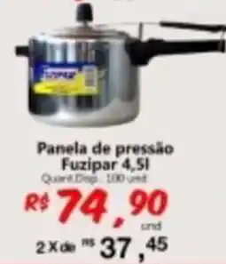 Supermercados Manentti Panela de pressão Fuzipar 4,5l oferta