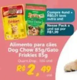 Supermercados Manentti Alimento para cães dog chow /gato friskies oferta