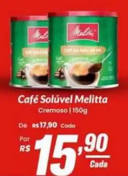 Stok Center Café Solúvel Melitta Cremoso oferta