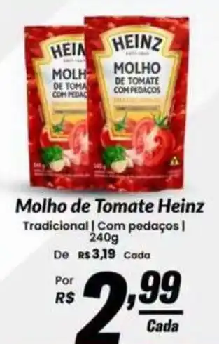 Molho de tomate heinz