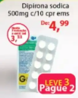 Chama Supermercados Dipirona sodica oferta