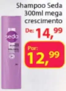 Chama Supermercados Shampoo seda mega crescimento oferta