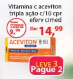 Chama Supermercados vitamina c aceviton tripla ação c/10 cpr oferta